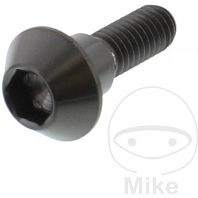 JMP šroub brzdového kotouče Bolt M6X1.00 mm 20 mm Titan černá barva YAMAHA FJR 1300 A ABS 03-21, FJR 1300 AS ABS AUTOMAT 06-19, FJR 1300 AE ABS ELEKTRONICKÝ PODVOZEK 14-19, FJR 1300 01-05, FJR 1300 AS | Zboží Auto