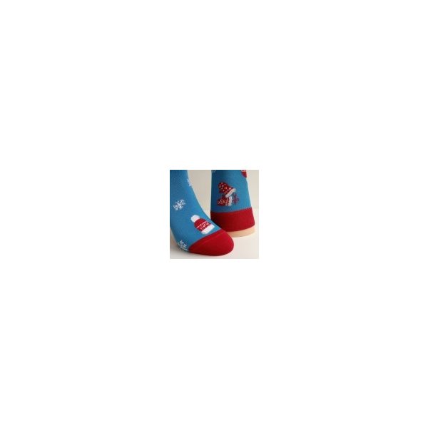  Dámské vzorované ponožky KULICH Modrá