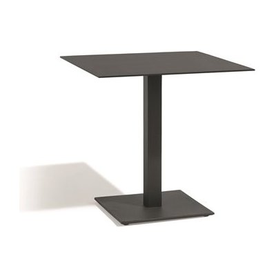 Diphano Hliníkový bistro stůl Alexa, 74x75x70cm, rám hliník bílá (white), deska venkovní HPL Trespa bílá (white) – Zboží Mobilmania