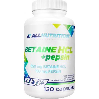 Allnutrition Betaine Hcl + pepsin 120 kapslí