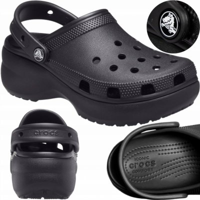 Crocs Classic Platform Clog černá