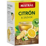 Mistral Ovocno bylinné čaje Citrón a zázvor 20 x 2 g