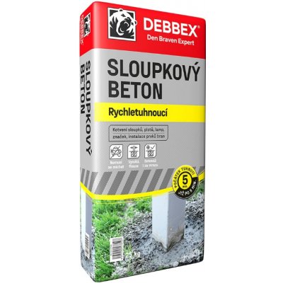 Den Braven Sloupkový beton rychletuhnoucí 25 kg – Hledejceny.cz