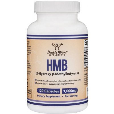 Double Wood Supplements HMB 120 kapslí – Zboží Dáma