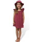 ESITO Dívčí mušelínové šaty Ruby red – Zboží Dáma