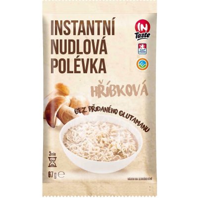 In Taste Natur Instantní Polévka Hříbková 67 g – Zboží Mobilmania