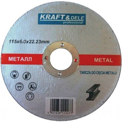 Kraft & Dele Brusný kotouč 115 x 6,0 x 22,23 mm KD1942 – Zboží Dáma