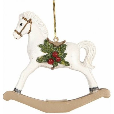 Clayre & Eef Závěsná dekorace Houpací kůň, 12 × 4 × 11 cm – Hledejceny.cz