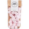 Nicolas Vahé Pěnové bonbony Marshmallows Strawberry růžová barva plast papír 125 g