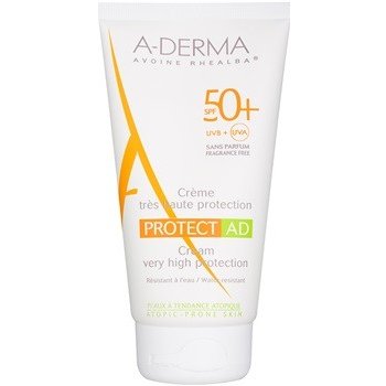 A-Derma Protect AD ochranný opalovací krém pro atopickou pokožku SPF50+ 150  ml od 414 Kč - Heureka.cz
