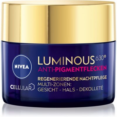 Nivea Cellular Luminous 630 noční krém proti pigmentovým skvrnám 50 ml – Zboží Dáma