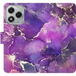 iSaprio Flip pouzdro Purple Marble pro Honor 400 Lite purmarb-FLP2-Hon400L – Hledejceny.cz
