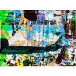 WEBLUX 284026983 Fototapeta papír Abstract art with splashes of multicolor paint; as a fun; creative Abstraktní umění s potřísněním vícebarevnou barvou; jako zábava; tv rozměry 360 x 266 cm – Zbozi.Blesk.cz