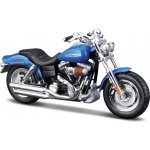 Harley Davidson Maisto 2009 FXDFSE Cvo Fat Bob stříbrná 1:18 – Zbozi.Blesk.cz