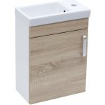 Naturel Koupelnová skříňka s umyvadlem Vario Dekor 40x50x22 cm dub bardolíno mat VARIO240BIDB – Zboží Dáma