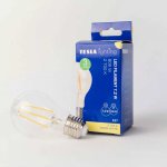 Tesla Lighting LED žárovka FILAMENT RETRO BULB E27, 7,2W, 230V, 806lm, 25 000h, 2700K teplá bílá, 360st,čir – Zboží Živě