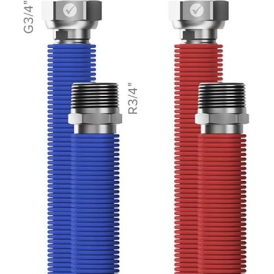 MERABELL Připojovací set Aqua Flexi R3/4"-G3/4" 2 ks