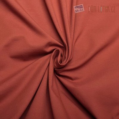 Bavlněný úplet tmavě starorůžový – Hledejceny.cz