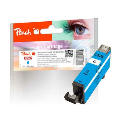 Peach Canon CLI-526C, 9 ml kompatibilní - modrá – Hledejceny.cz
