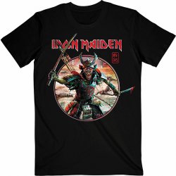 Iron Maiden tričko Senjutsu Eddie Warrior Circle Black