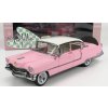 Sběratelský model Greenlight Cadillac Fleetwood Series 60 1955 Růžová Bílá 1:18