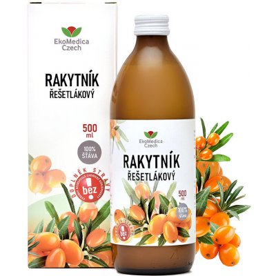 EkoMedica Rakytník šťáva 100% 0,5 l – Hledejceny.cz