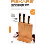 Fiskars Functional Form Bambusový blok 3 nože 1057553 – Zboží Dáma