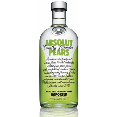 Absolut PEARS HRUŠKA 40% 0,7 l (holá láhev) – Zboží Dáma