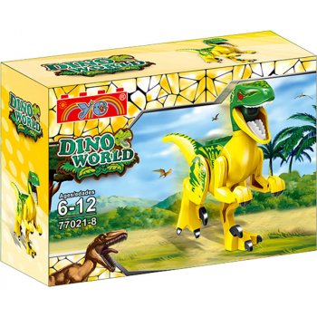 DINO WORLD Jurský park Velociraptor žlutý kompatibilní