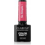 Claresa SoakOff UV/LED Color So Simple gelový lak na nehty odstín 1 5 g – Zboží Dáma