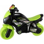 Teddies motorka zeleno-černá plast na baterie se světlem se zvukem v sáčku 36x53x74cm – Zboží Dáma