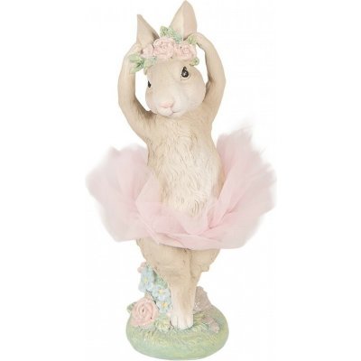 Clayre & Eef Dekorace králík baletka v tylové sukýnce - 10*9*27 cm – Hledejceny.cz