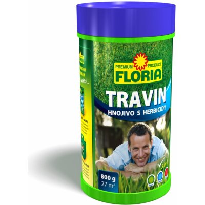 AGRI Slatinice TRAVIN trávníkové hnojivo s herbicidy 800 g – Zbozi.Blesk.cz