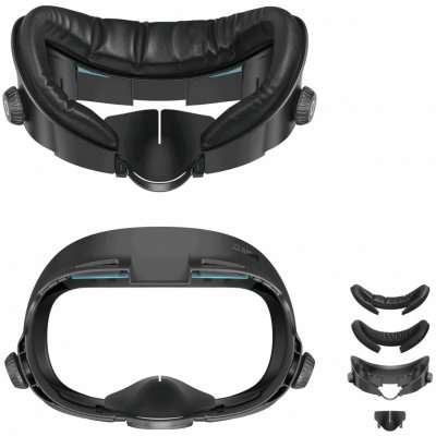 Originál AMVR FC4 obličejová maska 2025 (kožená + gelová) - nejvyšší komfort pro META Quest 3 – Zboží Živě