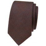 Avantgard Kravata Slim Lux 571-22521 hnědá – Hledejceny.cz