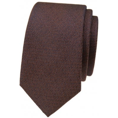 Avantgard Kravata Slim Lux 571-22521 hnědá – Hledejceny.cz