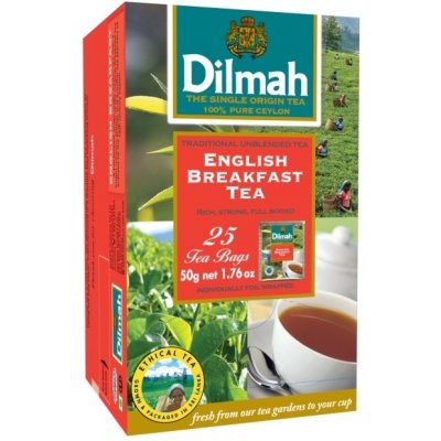 Dilmah English Breakfast černý čaj 25 x 2 g