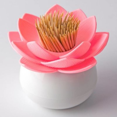 Qualy Stojánek na párátka Lotus bílý růžový – Zboží Mobilmania