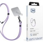 3mk EasyClip univerzální šňůrka pro telefony se zadním krytem fialová – Zboží Živě