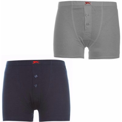 Slazenger dětské boxerky 2 ks navy/grey – Zboží Mobilmania