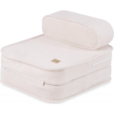 PLUSH NEST Dětské polohovatelné křesílko Beránek (krémový) 150 × 60 × 25 cm – Zboží Dáma