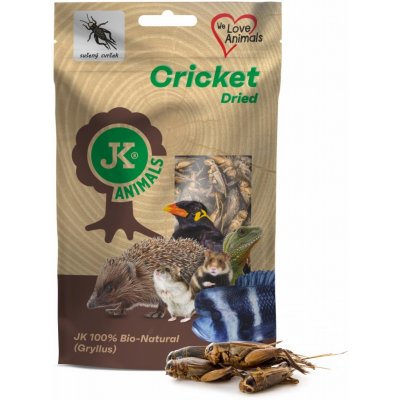 JK ANIMALS Sušený cvrček 80 g – Zboží Dáma