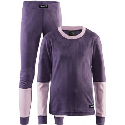 Craft Set Baselayer Junior fialová – Zboží Dáma