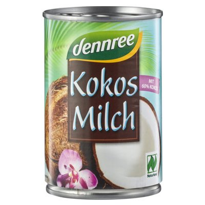 Dennree Kokosové mléko Bio 400 ml – Sleviste.cz