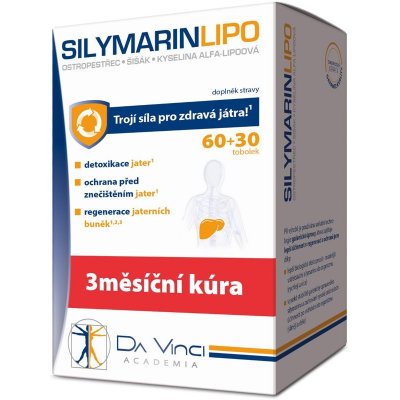 SILYMARIN LIPO Da Vinci Academia 60+30 tablet – Zboží Mobilmania