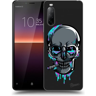 Pouzdro Picasee silikonové Sony Xperia 10 II - EARTH - Lebka 3.0 černé – Zboží Mobilmania