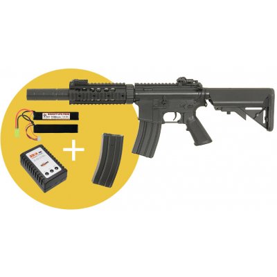 Cyma CM.513 M4 CQB s tlumičem černá elektrická – Zboží Mobilmania