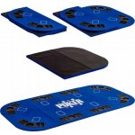 Garthen M57302 Skládací pokerová podložka - modrá – Sleviste.cz