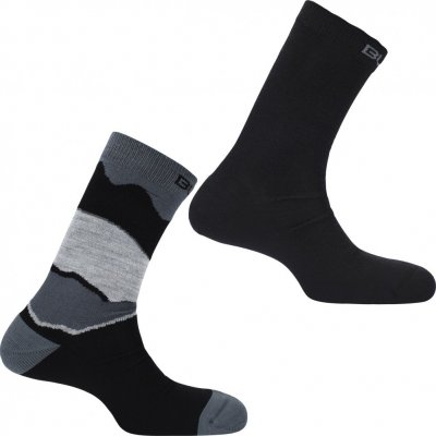 Bula pánské ponožky 2PK Layer Sock Šedá