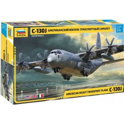 Zvezda Hercules C-130J Model Kit letadlo 7325 1:72